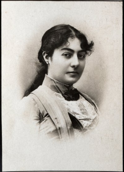 Portrait of Natalie of Serbia (1859-1941), Queen consort of Serbia by French Photographer
